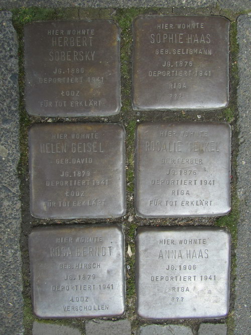Stumbling Stones Gladbacher Straße 46 #2