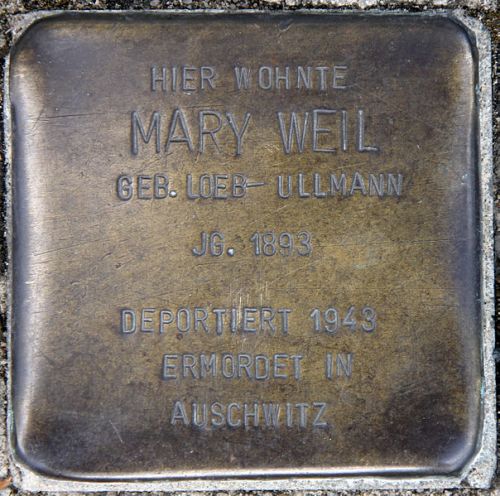 Stolpersteine Bayernallee 19a #2