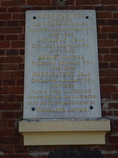 Memorial Deported Residents Saint-Georges-du-Vivre