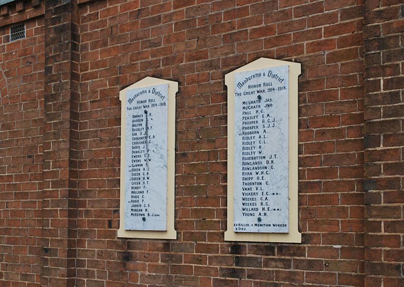 War Memorial Hall Mandurama #2