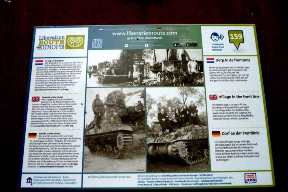 Liberation Route Marker 159: Village in the front line #3