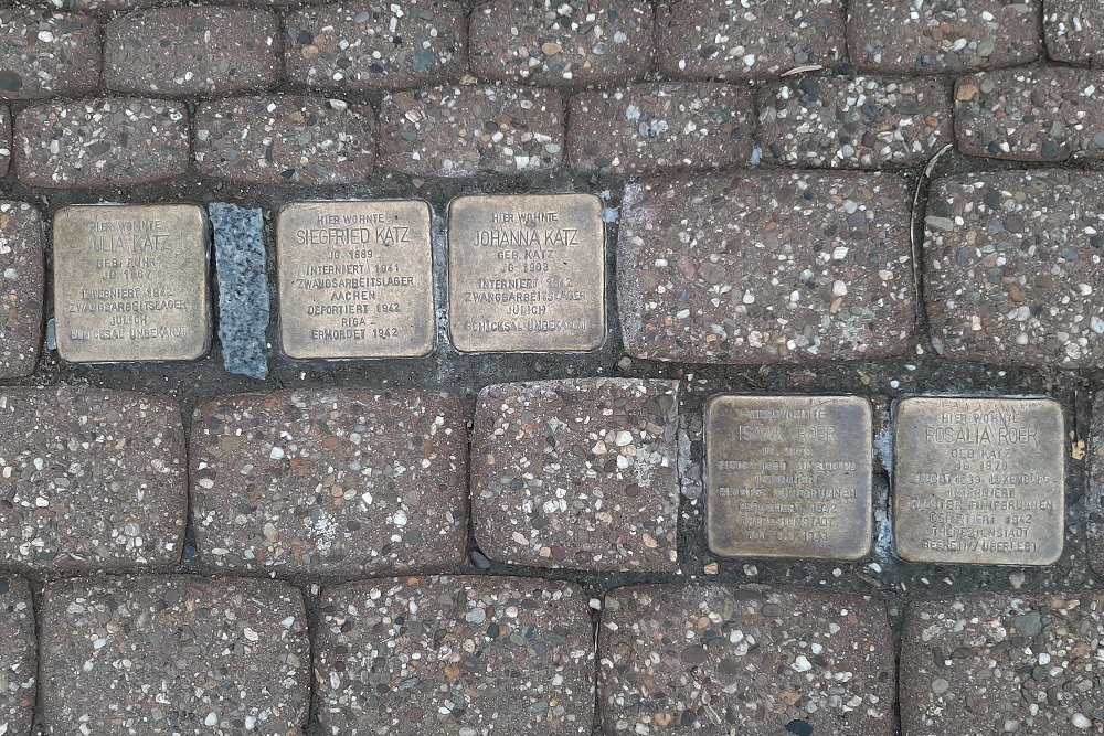 Stumbling Stones Aachener Straße 14-16 #1