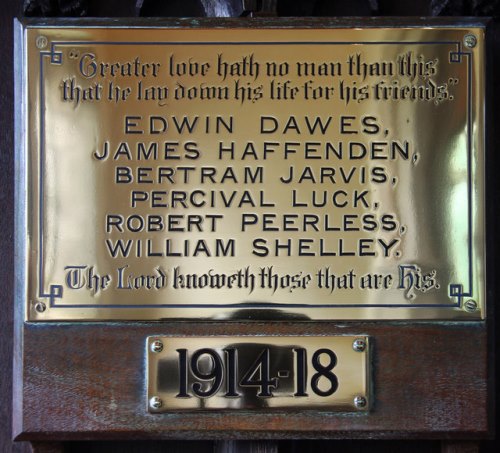 War Memorial St. Mary Magdalene Church