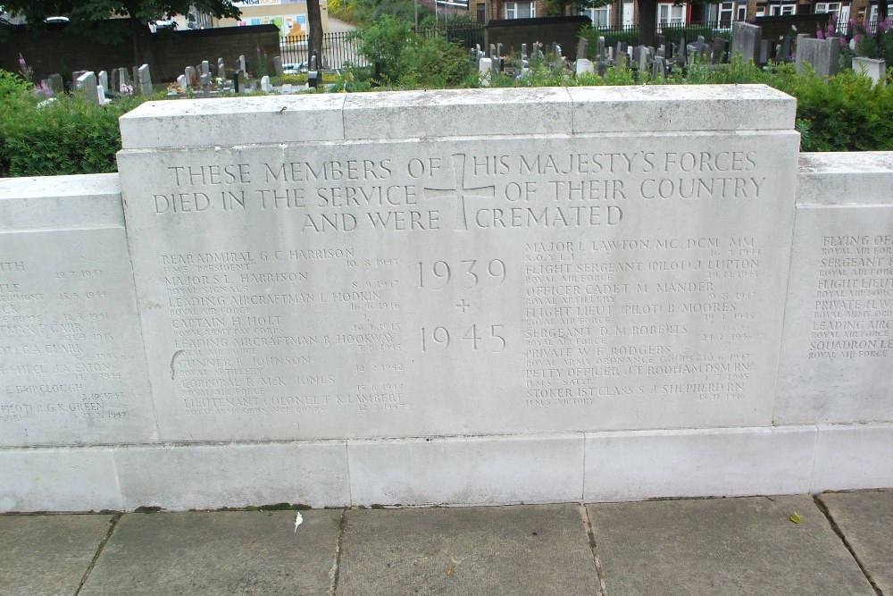 Monument Sheffield Crematorium