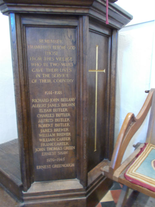 War Memorial St. Mary Church