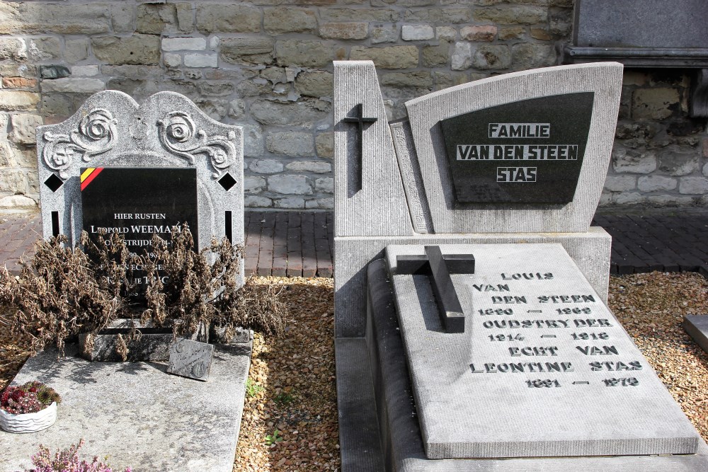 Belgische Graven Oudstrijders Sint-Kwintens-Lennik Kerkhof #2