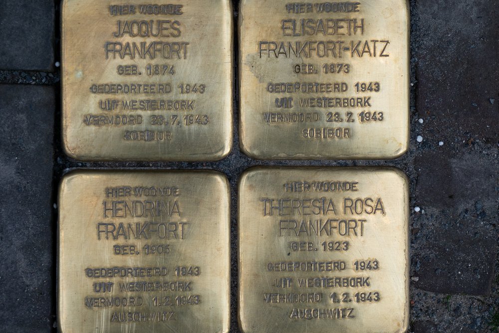 Stolpersteine Kleine Overstraat 61 (nu nr. 63)