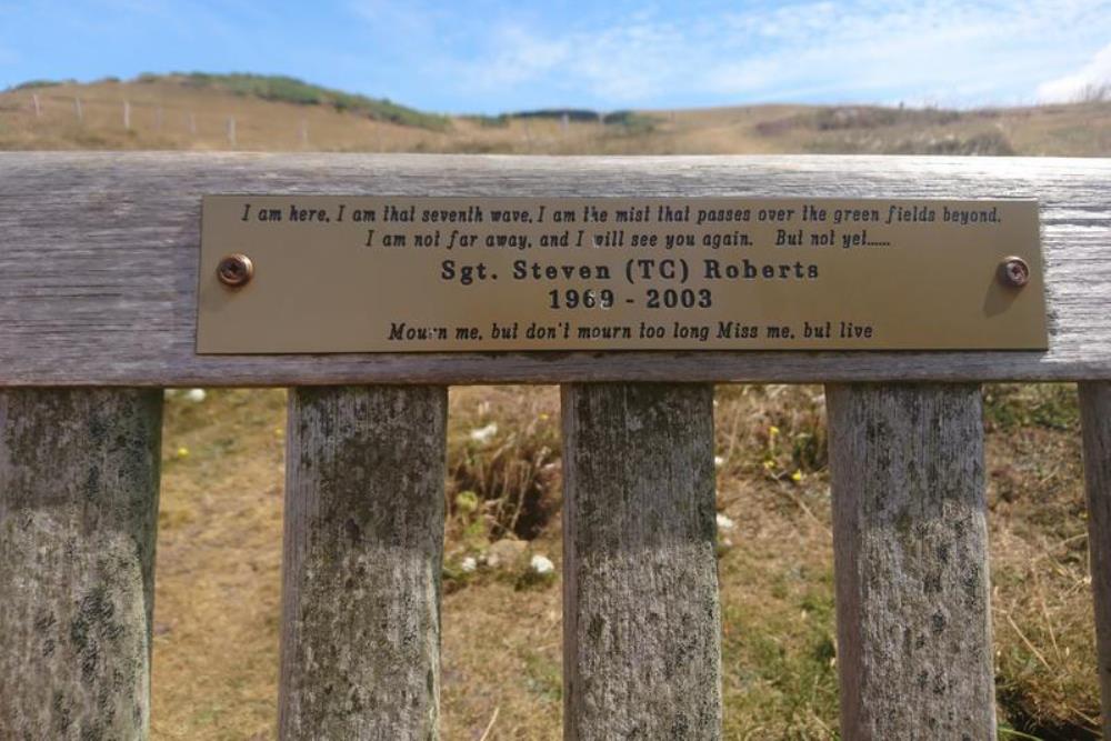 Remembrance Bench Sgt. Steven (TC) Roberts