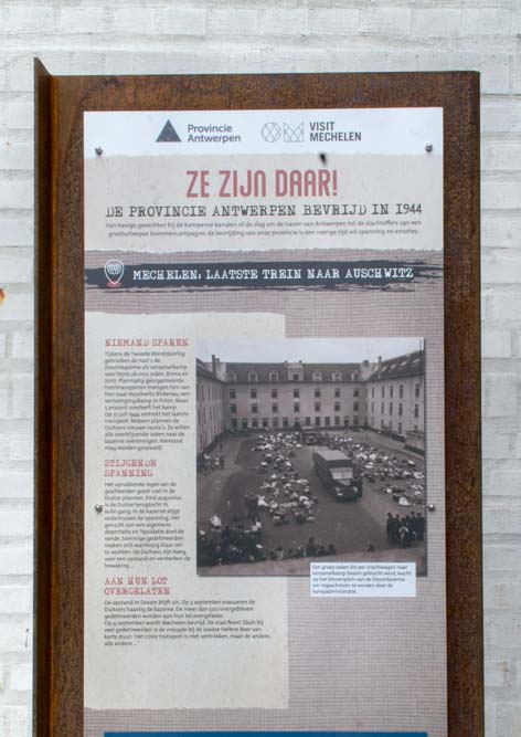 Infobord 75 Jaar Bevrijding WOII Mechelen #4