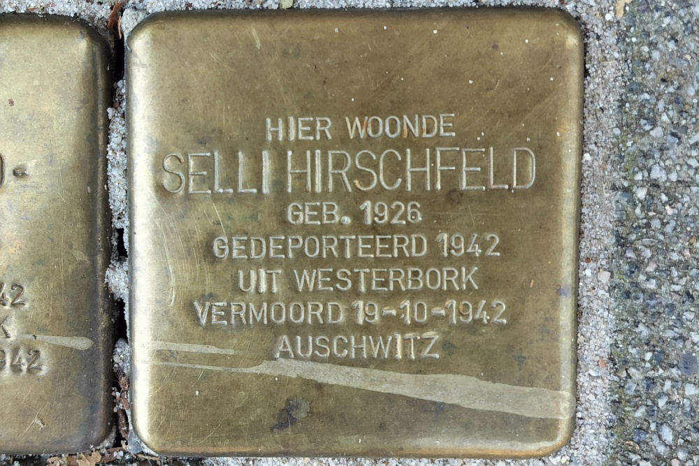 Stolpersteine Witte van Haemstedestraat 7b #4