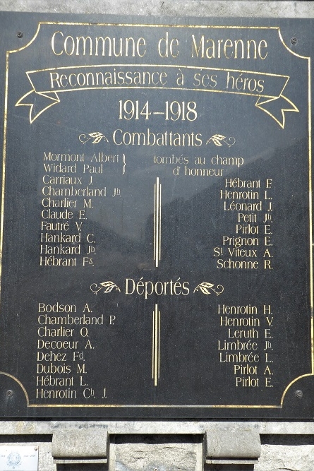 War Memorial Marenne #3