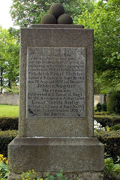 Franco-Prussian War Memorial Rammenau #1