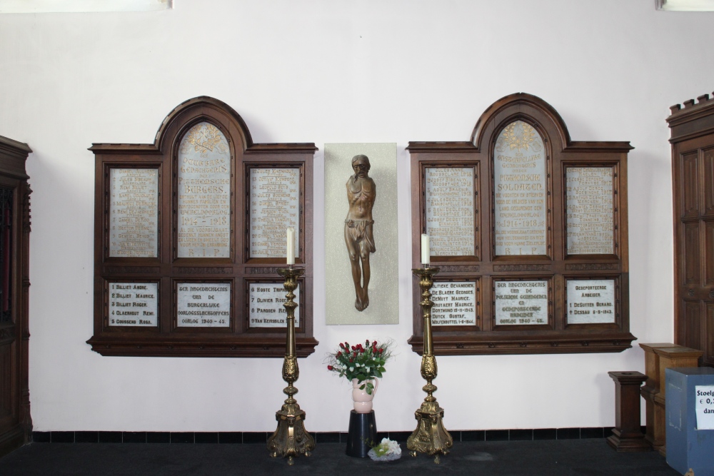 Oorlogsmonument Kerk Pittem