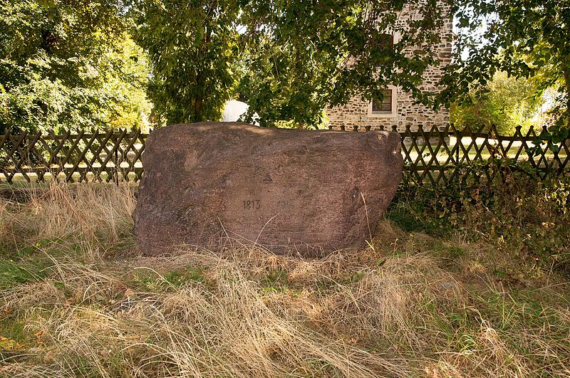 Herdenkingssteen 100e Verjaardag Slag bij Leipzig