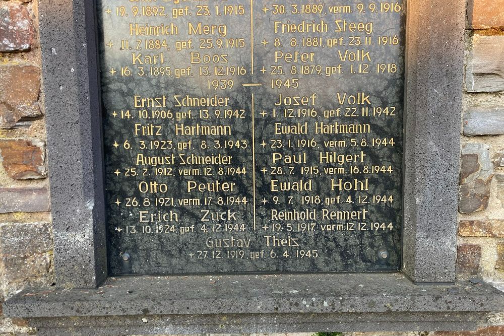 Oorlogsmonument Utzenhain #5