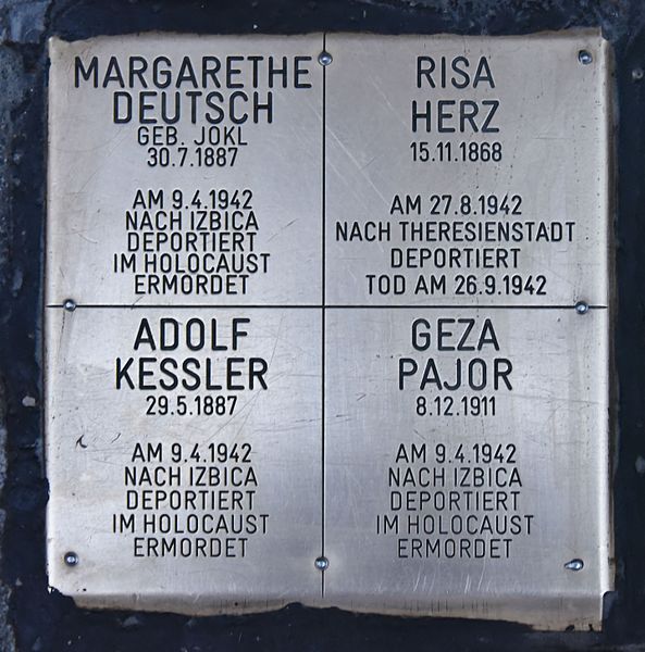 Remembrance Stone Heinrichsgasse 3 #1