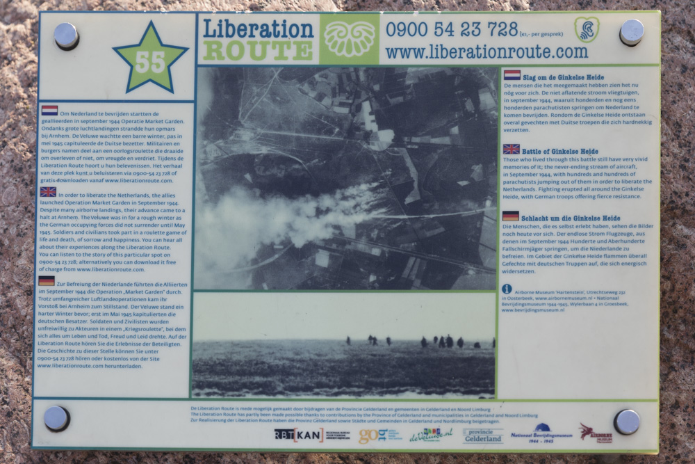 Liberation Route Marker 055: Battle of Ginkel Heath #4