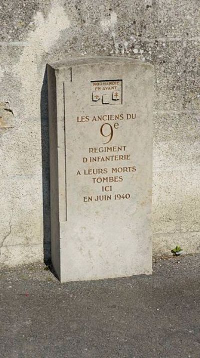 Memorial 9th 9e Rgiment d'Infanterie