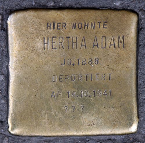 Stolpersteine Frankfurter Allee 37 #2