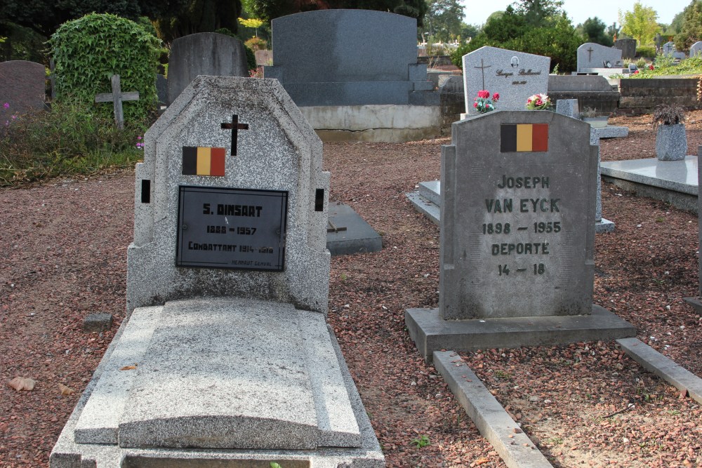 Belgian Graves Veterans Rosires Cemetery #3
