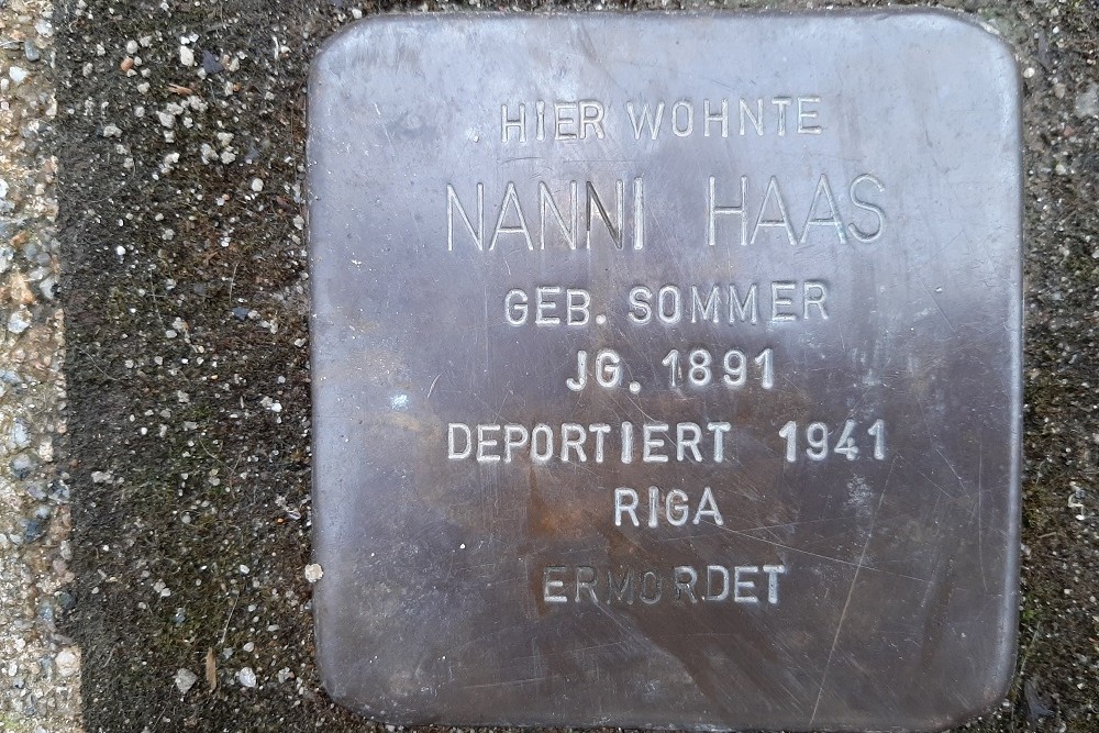 Stolpersteine Steinstrae 5 (nu Am Markt 12) #3