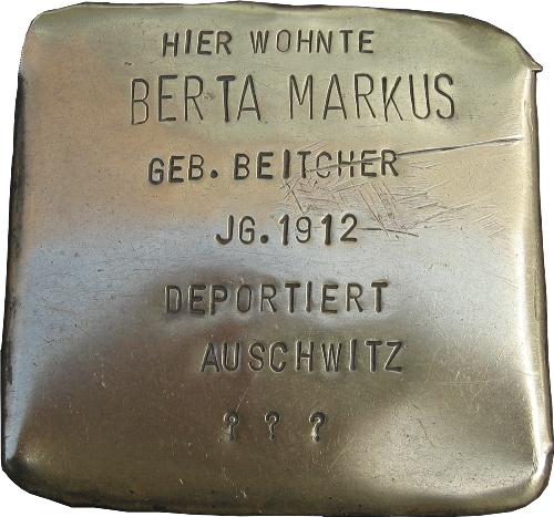 Stolpersteine Rathausstrae 5 #1