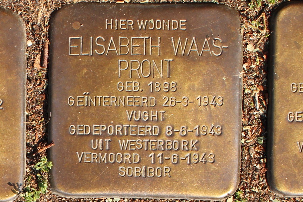 Stolpersteine Nieuwe Uilenburgerstraat 50 #3