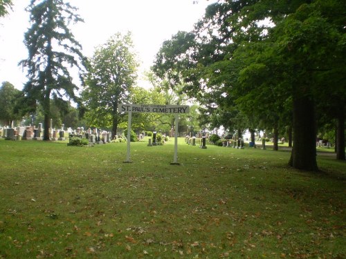 Commonwealth War Grave St. Paul's First Lutheran Church Cemetery