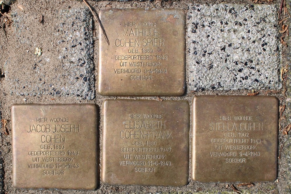 Stolpersteine Koningin Wilhelminalaan 518