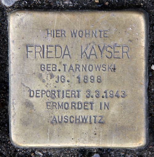 Stumbling Stones Hermannstraße 48 #5