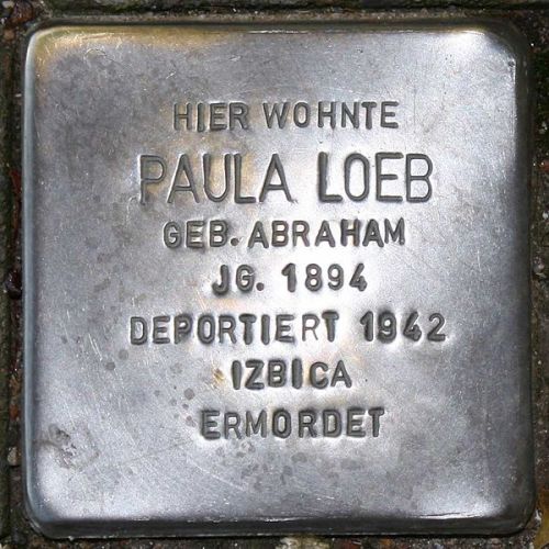 Stolpersteine Morianstraße