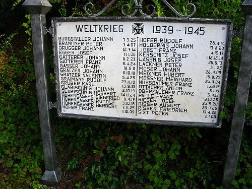 Oorlogsmonument Obermillstatt