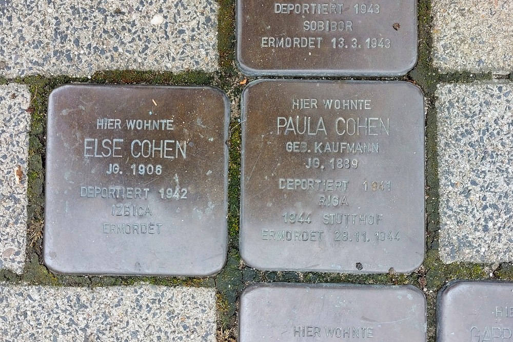 Stumbling Stones Weezerstraße 29 #3