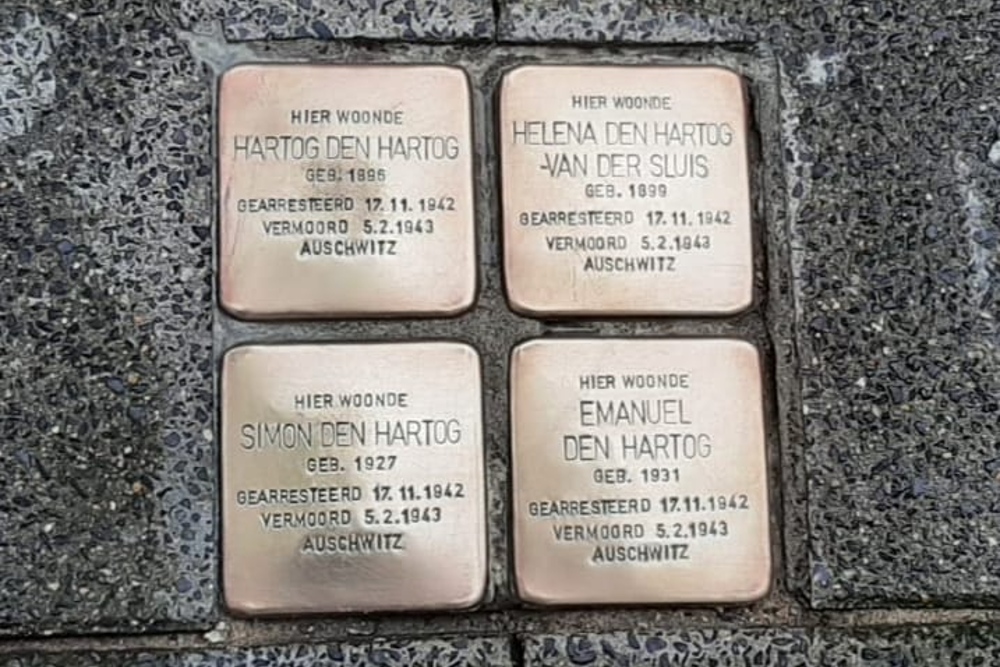 Stolpersteine Adriaan Volkersingel 25