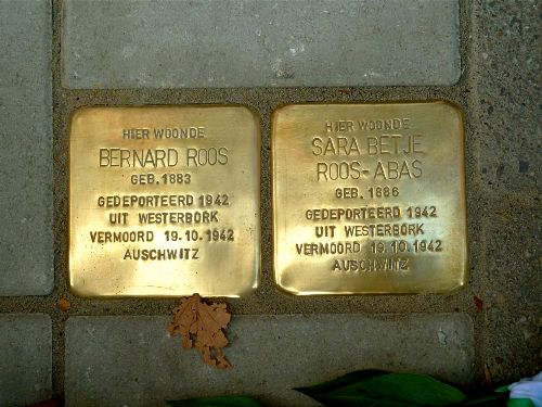 Stolpersteine Jonker Fransstraat 19 #1