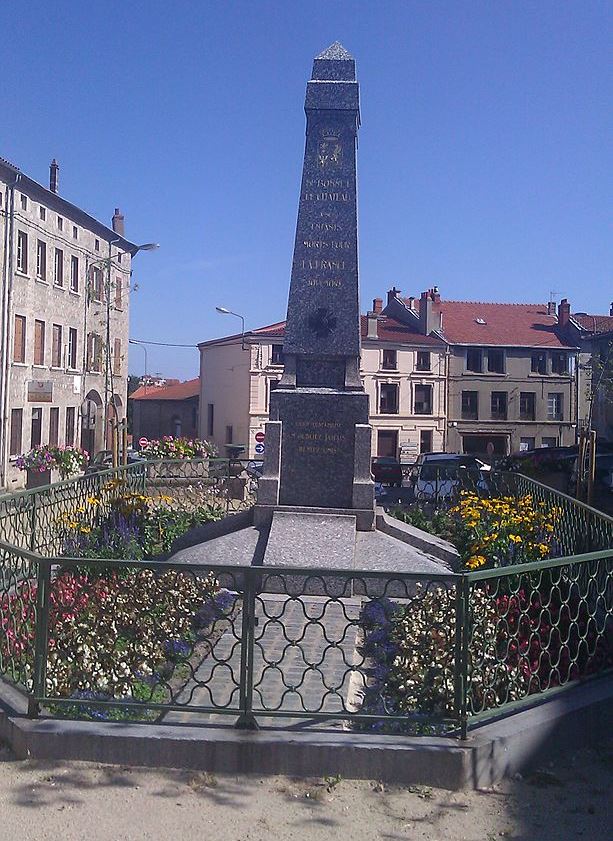 Oorlogsmonument Saint-Bonnet-le-Chteau