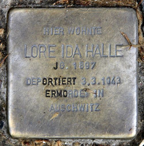 Stolpersteine Emser Strae 39d #2