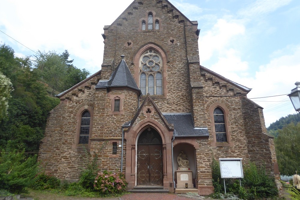 Gedenkteken Gevallenen Eerste Wereldoorlog Katholische Kirche St. Remigius Alf #2