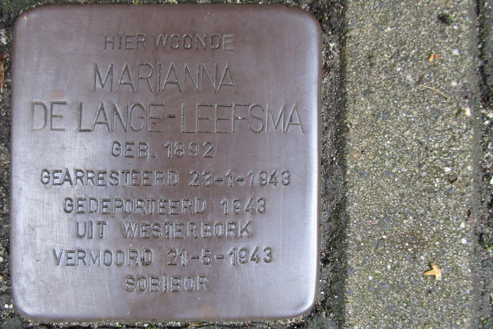 Stolpersteine Jan van Eijckstraat 5 #3