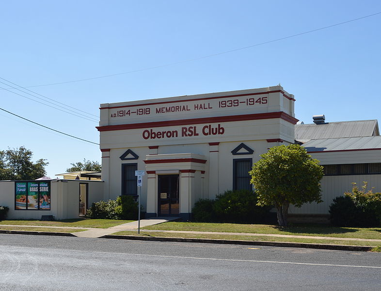 War Memorial Hall Oberon