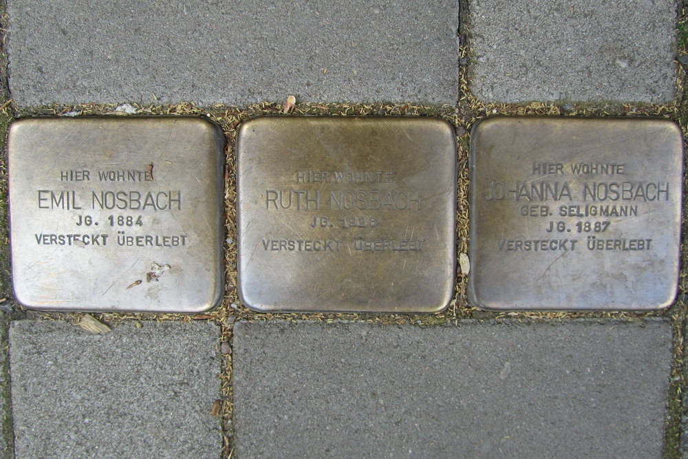 Stumbling Stones Greesbergstraße 11
