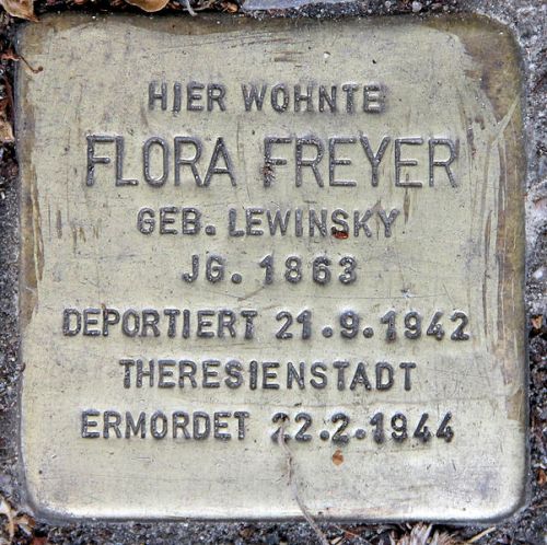 Stolpersteine Stierstrae 18 #1