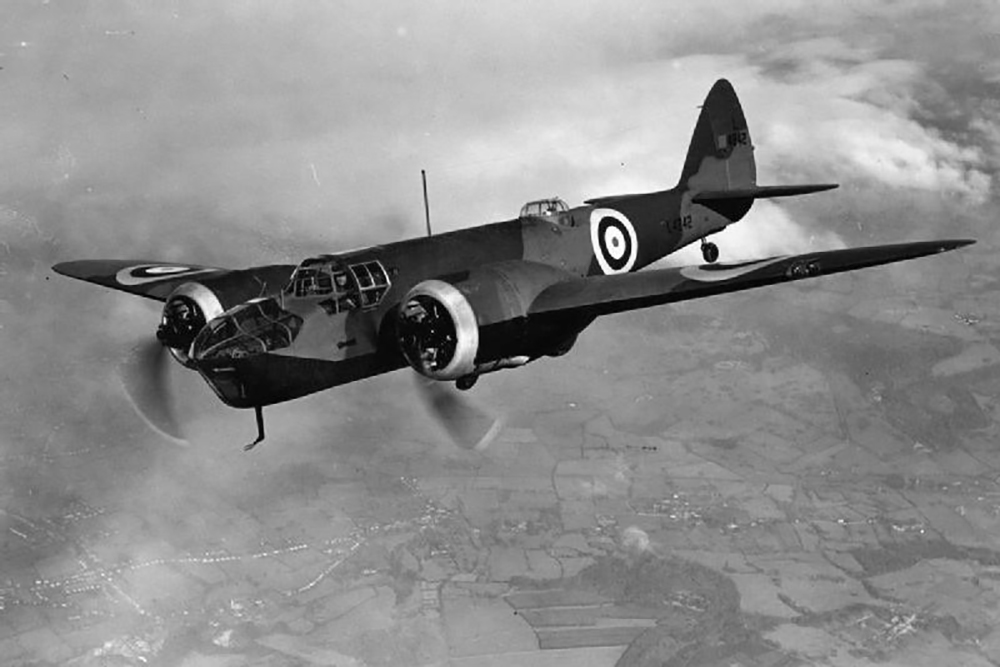Crashlocatie Bristol Blenheim Mk IV P6895 #1