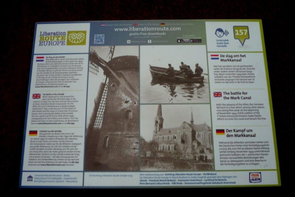 Liberation Route Marker 157: The battle of Mark Canal #3