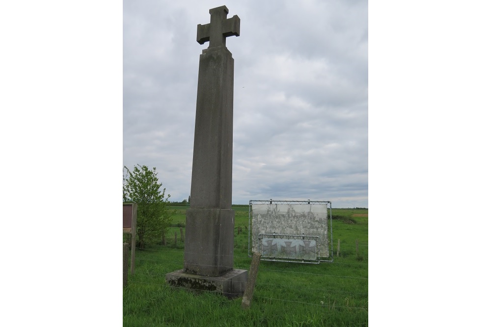 Remembrance Cross former German War Cemetery Halen #1