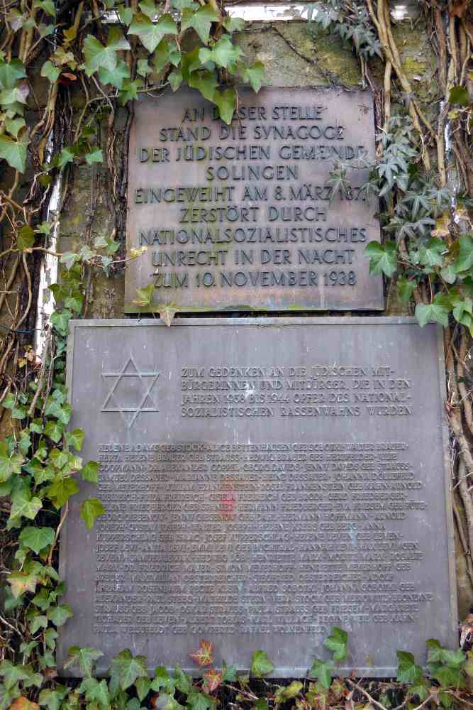 Memorial Former Synagogue