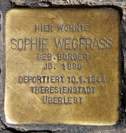 Stolpersteine Weitlingstrae 24 #2