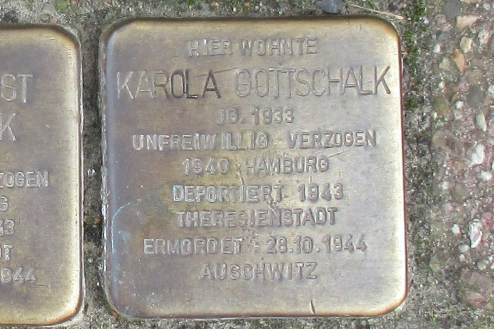 Stolpersteine Osterstrae 28 #4