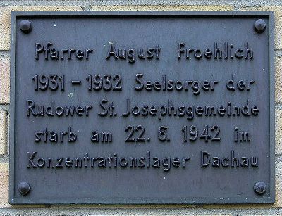 Gedenkteken August Froelich #1