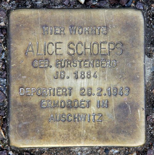 Stolpersteine Bachstraße 2 #3